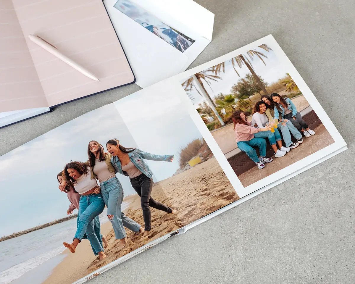 A photo book full of laughter, sunsets, and unforgettable moments—perfect for turning your girls’ trip into a lasting keepsake