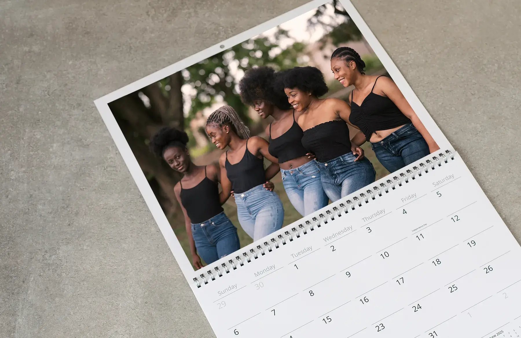 A shared calendar is one way to foster community in your sorority and its easy to create with Mimeo Photos