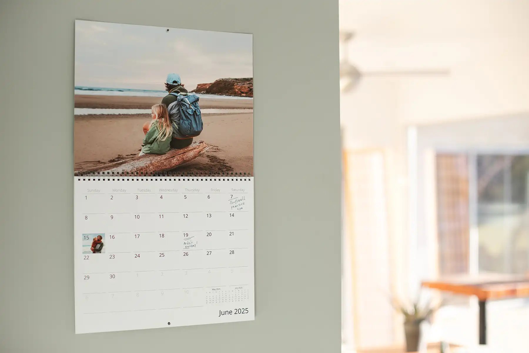 Brighten your space with a custom photo calendar