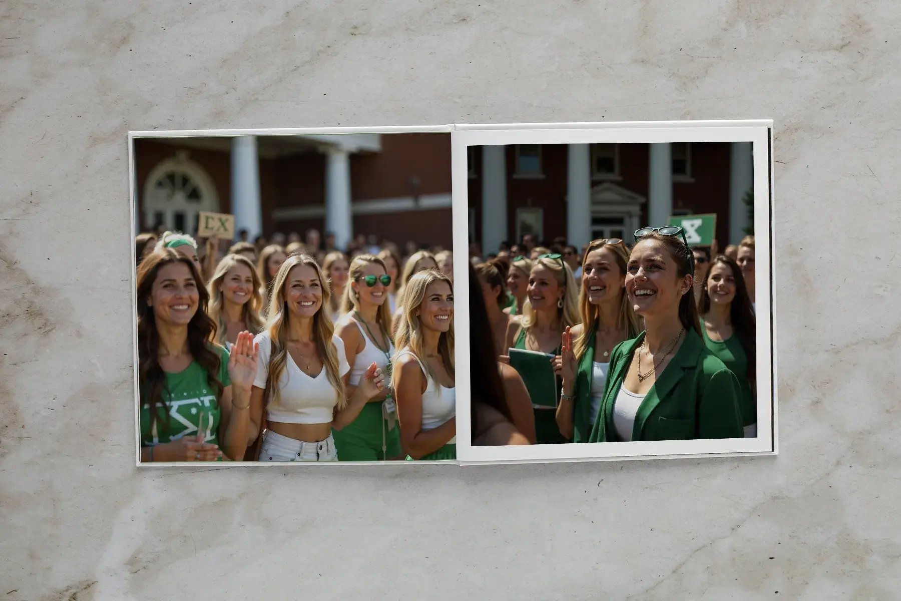 Capture Greek Life in a custom photo book that you can share with the entire sorority