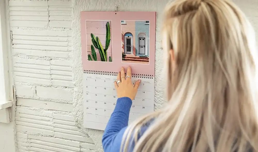 Create your own custom photo calendars with Mimeo Photos.