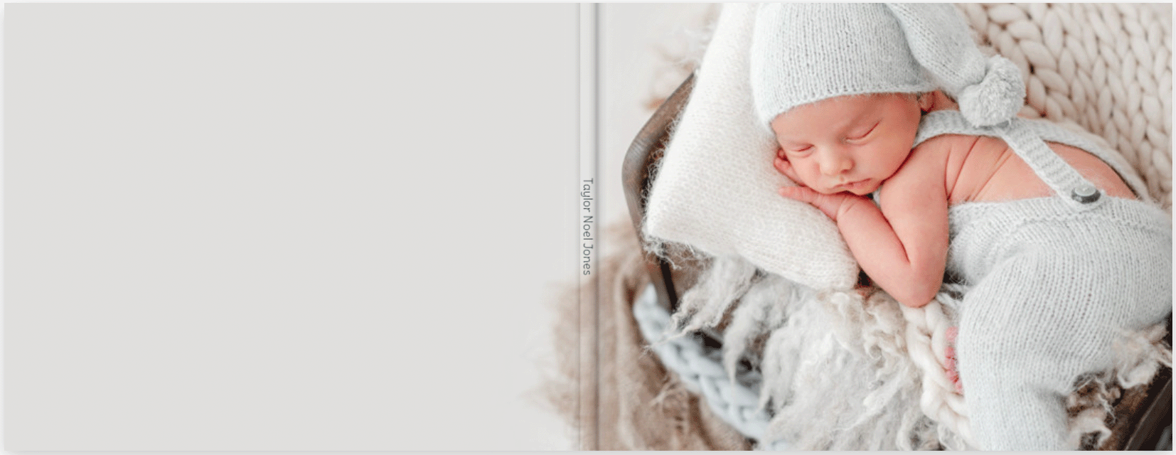 Editable spine text makes it easy to customize your photo book