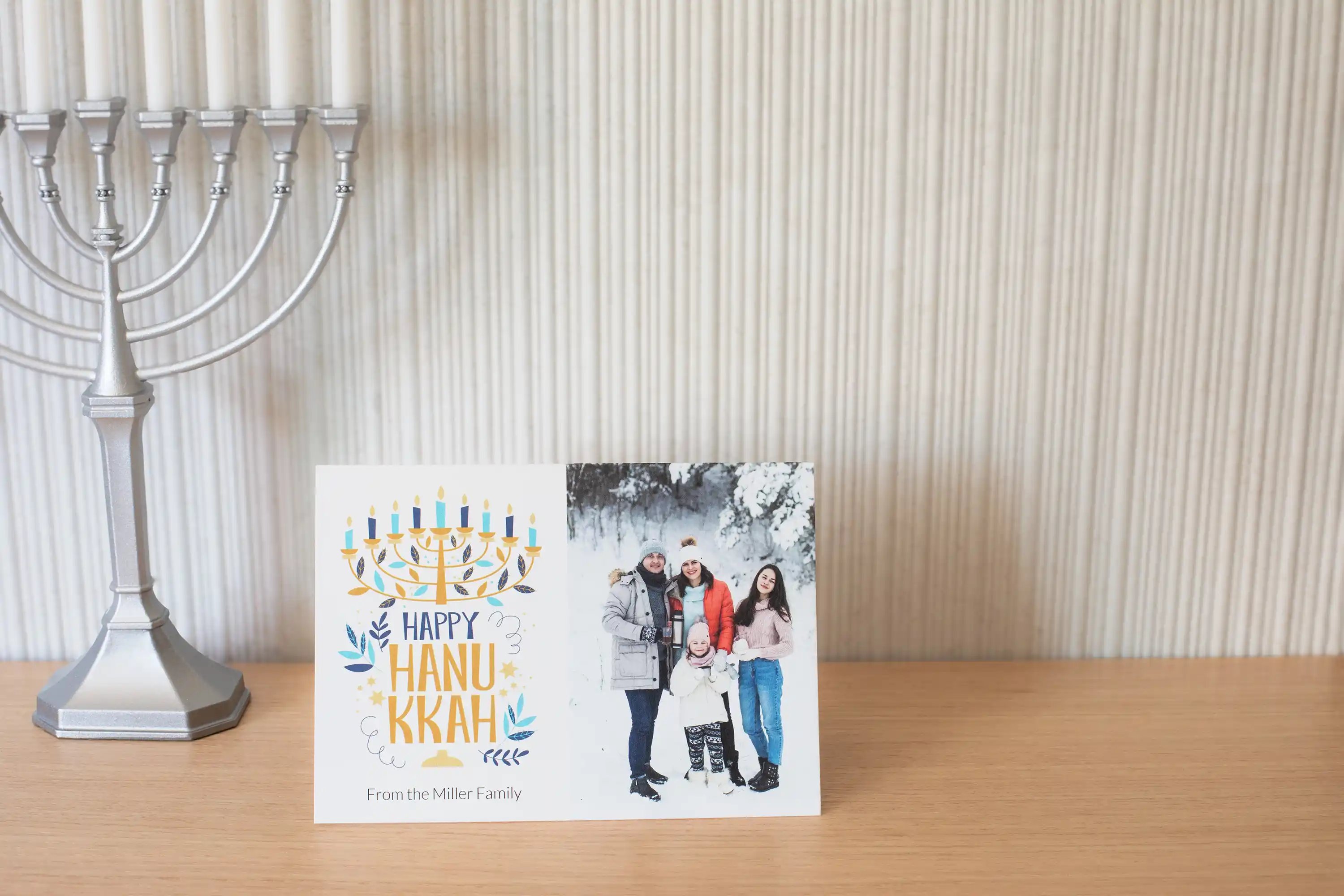 Design your own holiday cards as a family tradition.