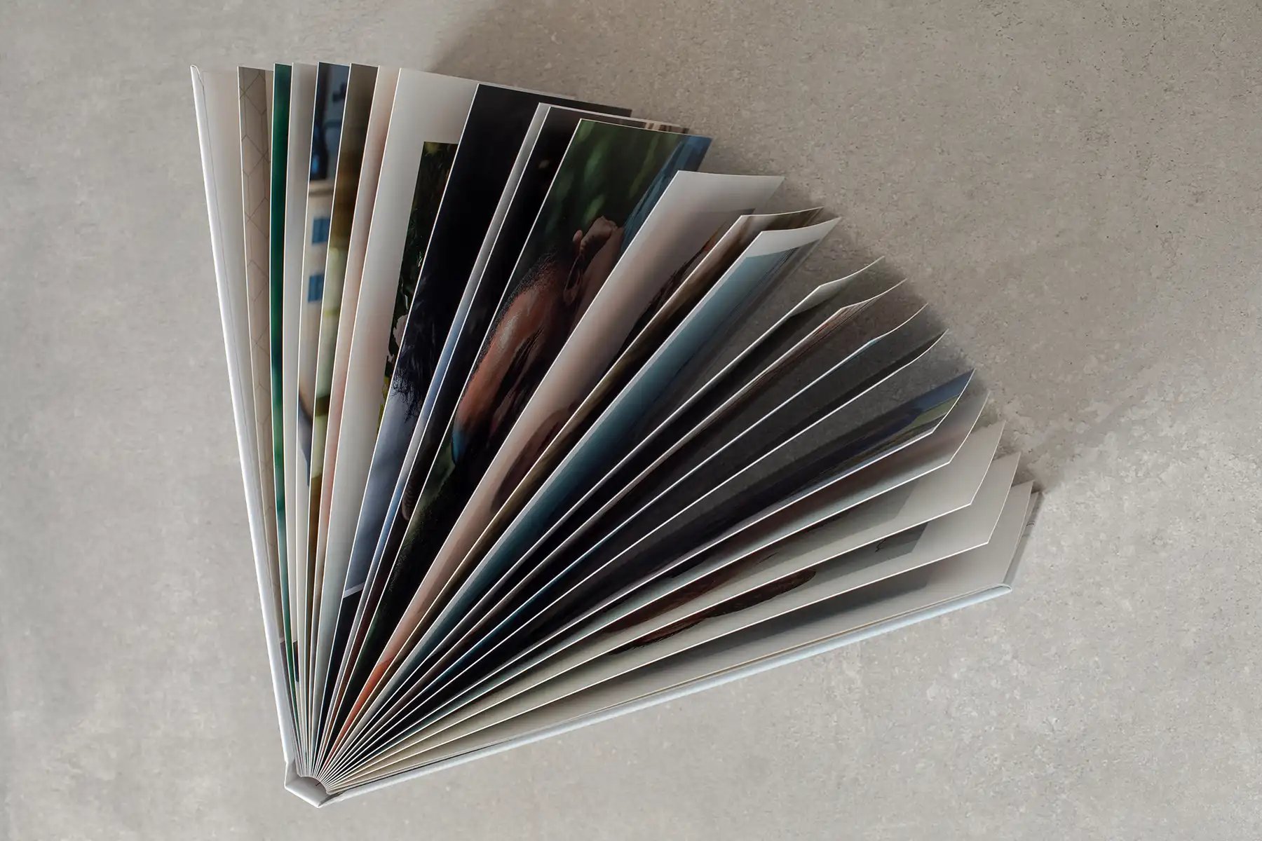 High quality layflat photo book from Mimeo Photos