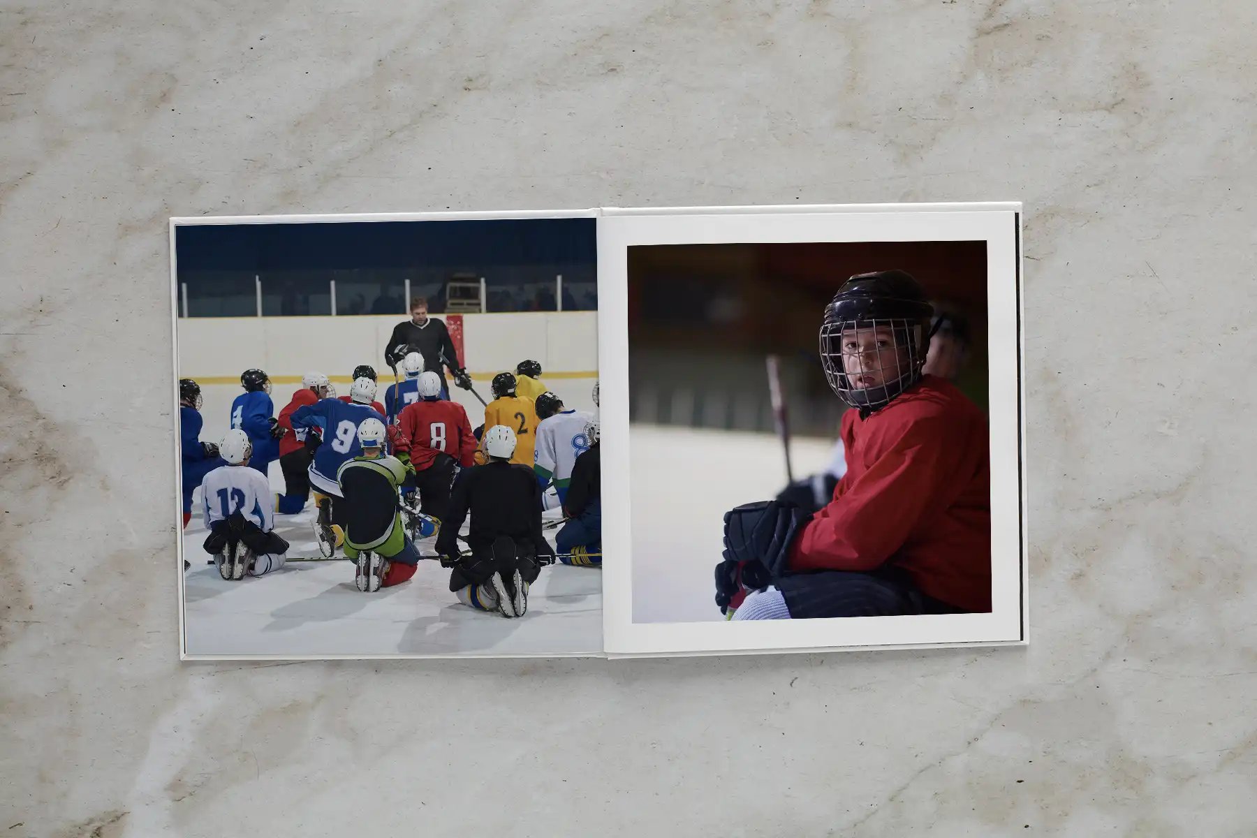 Sports themed photo books are the perfect way to capture your childs school memories