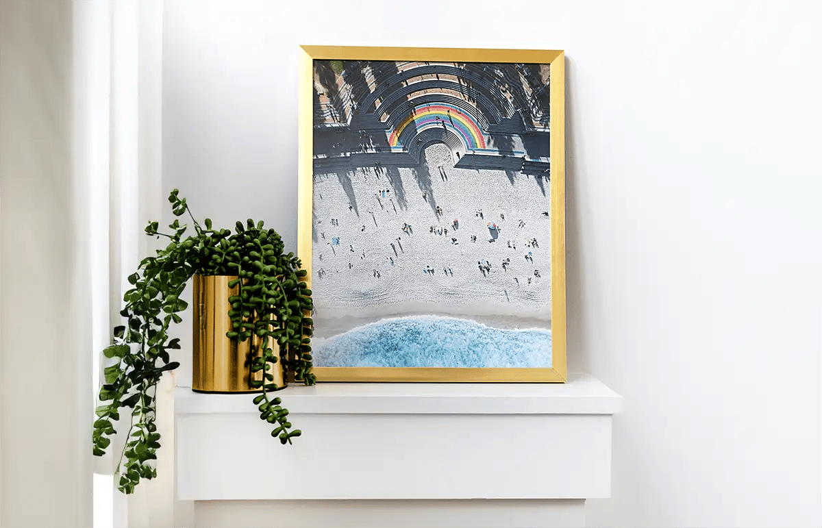 To make the most of your personalized photo products, create flexible displays that can be easily updated with each season