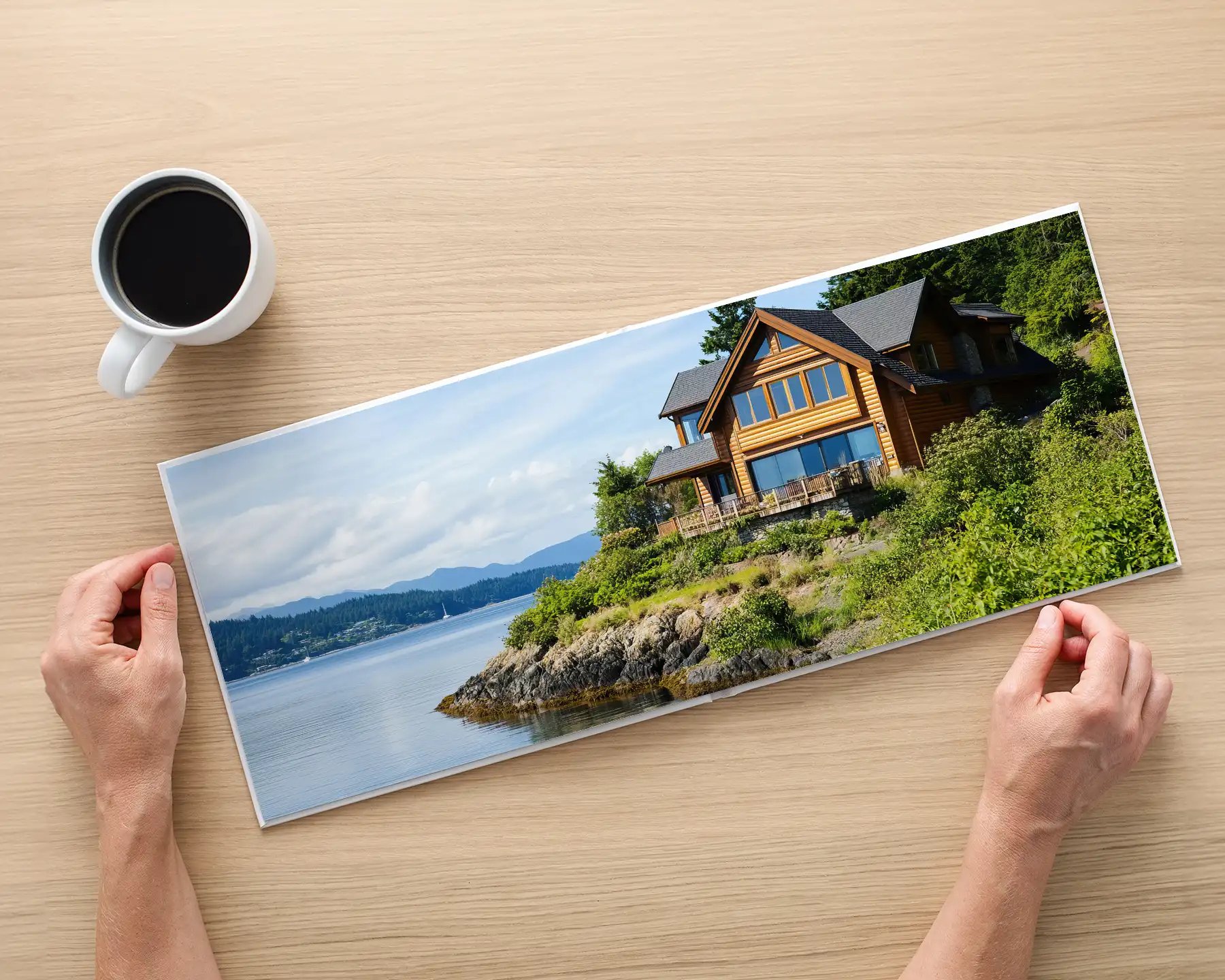 Wow real estate clients with a custom layflat photo book to showcase your properties