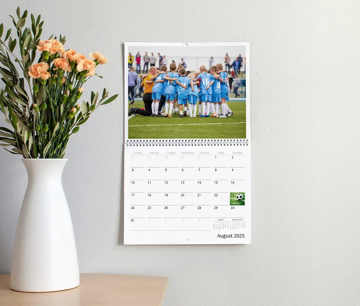 A school year calendar packed with every game and event — making it easy to keep parents informed and involved