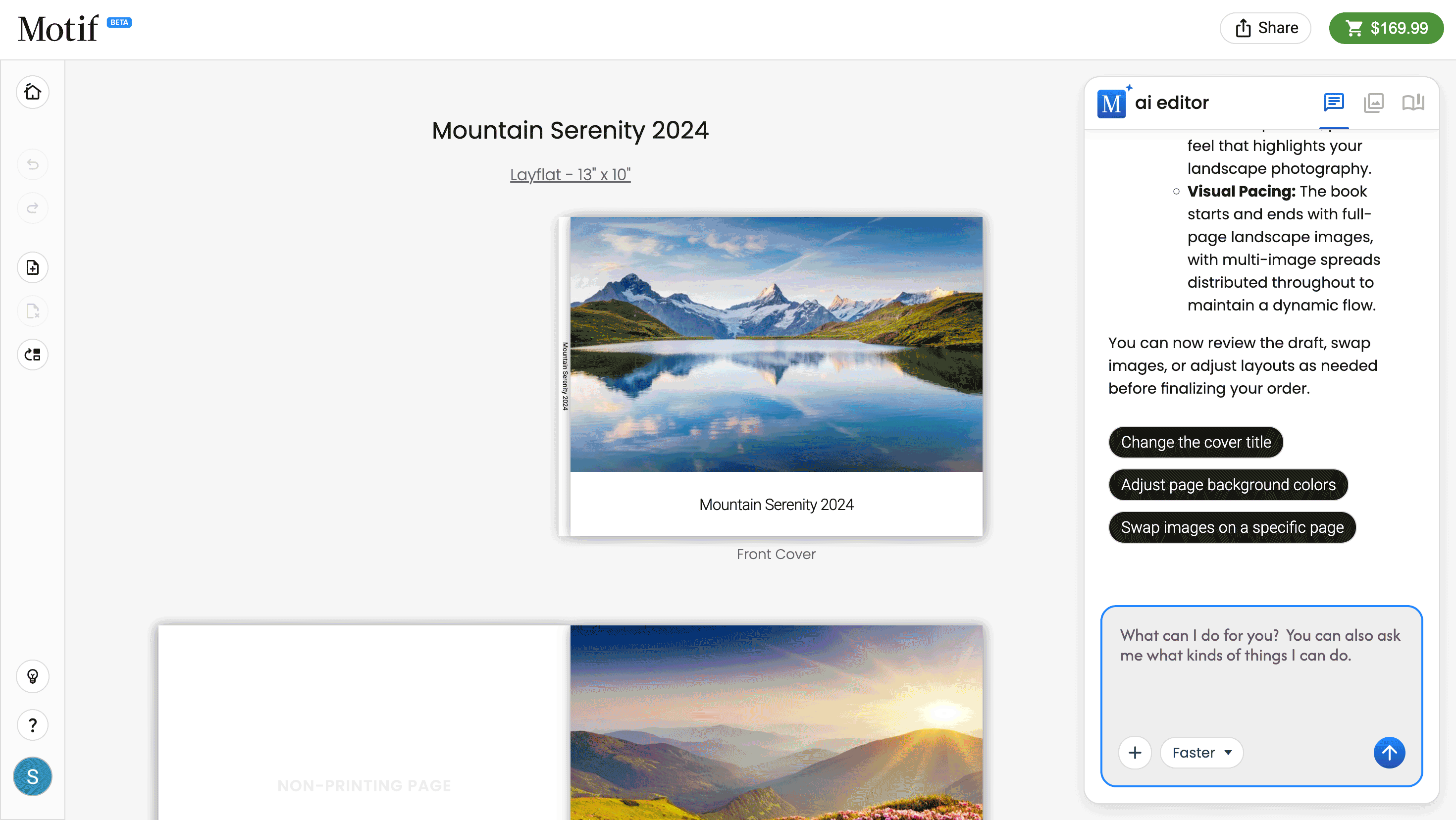 Motif makes creating your photo books easy and fun