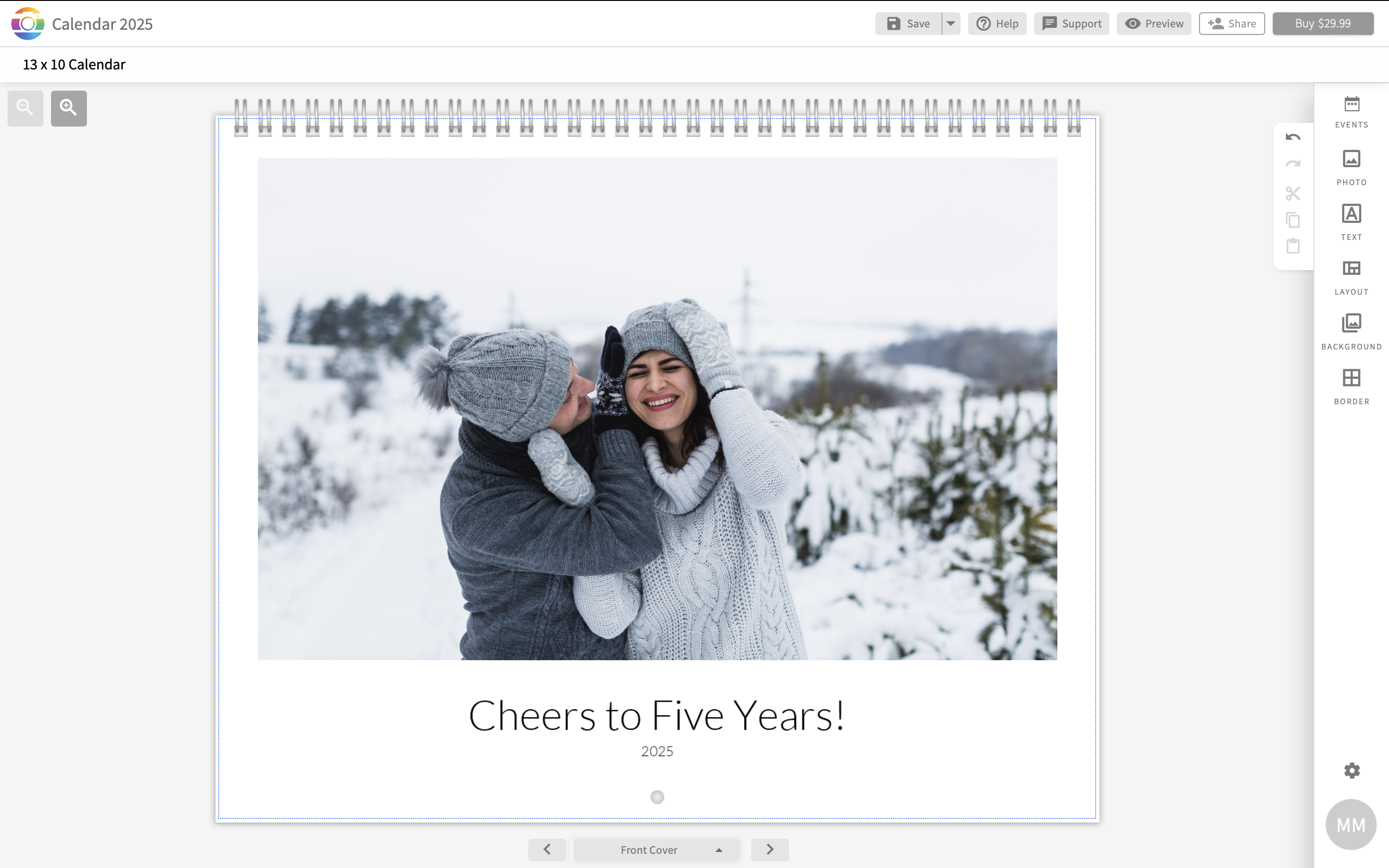Inside jokes are great for custom calendar Christmas gifts