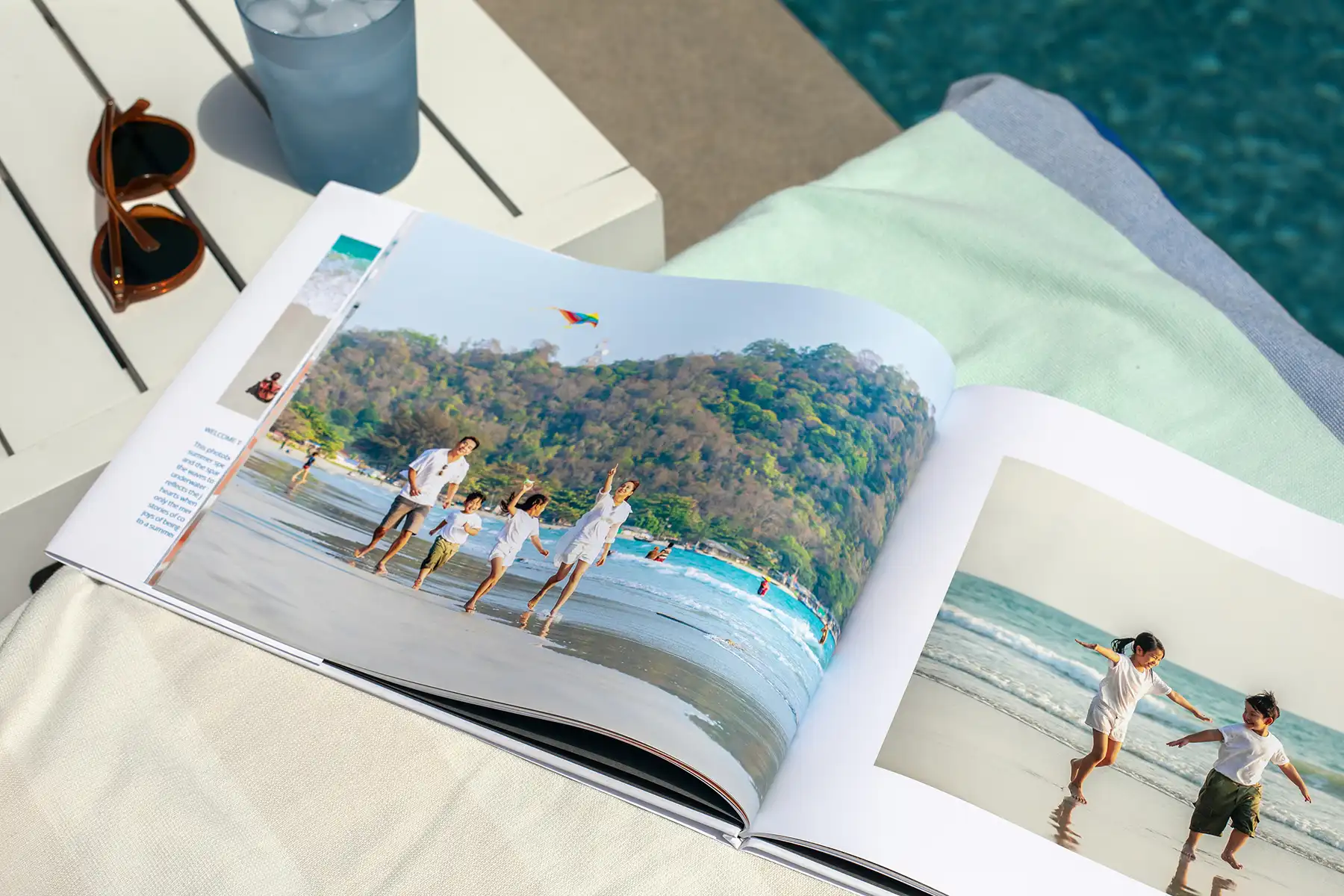 Capture the magic of summer in a family yearbook