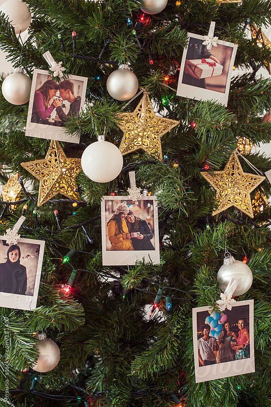 Festive Photo Centerpieces