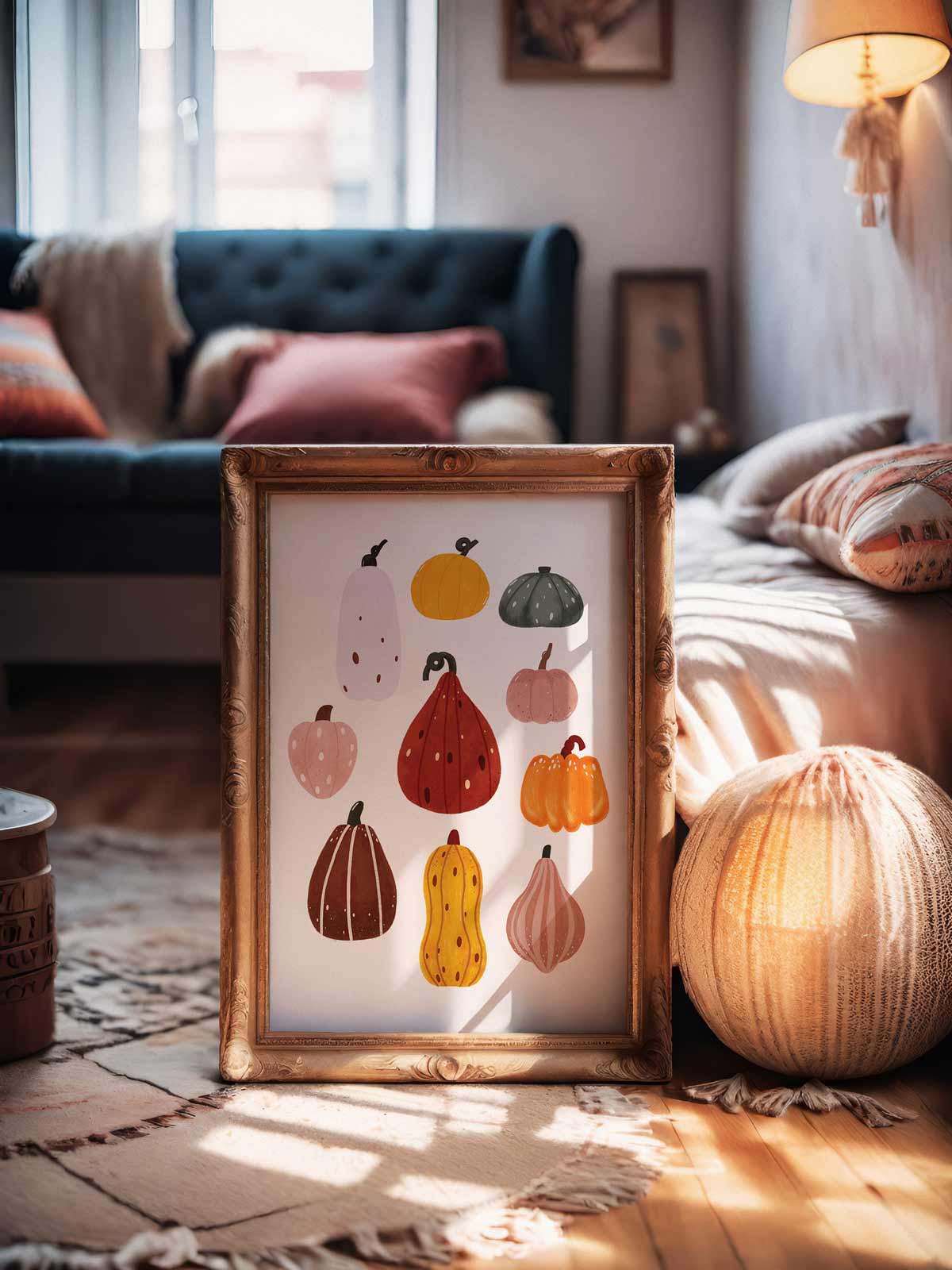 Illustrated Pumpkins Styled