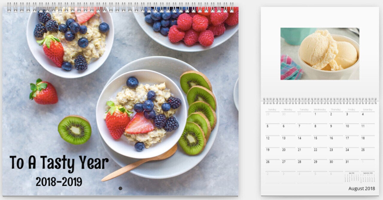 Mimeo Photos Food Calendar