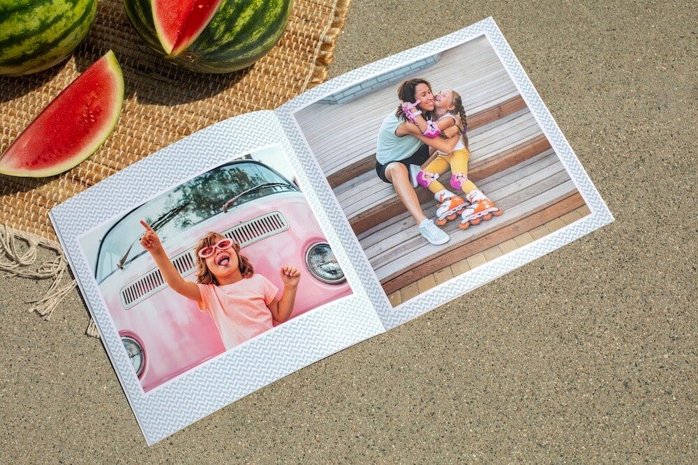 Place your favorite summer moments into a custom printed photo book