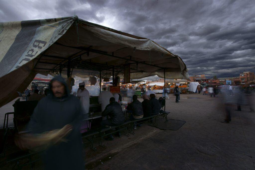 Nigel Barker recommends going to a market or souk to feel out a city